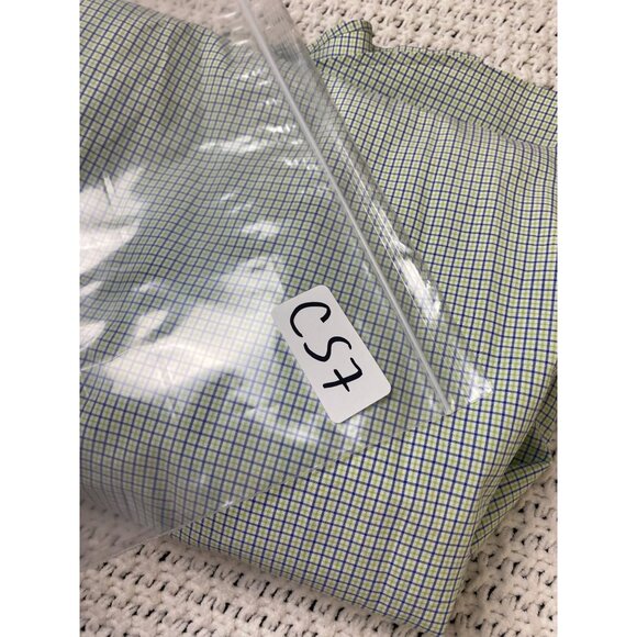 Ralph Lauren Men Classic Fit Button Up Green Plaid Short Sleeve Shirt Size Large - Picture 11 of 13